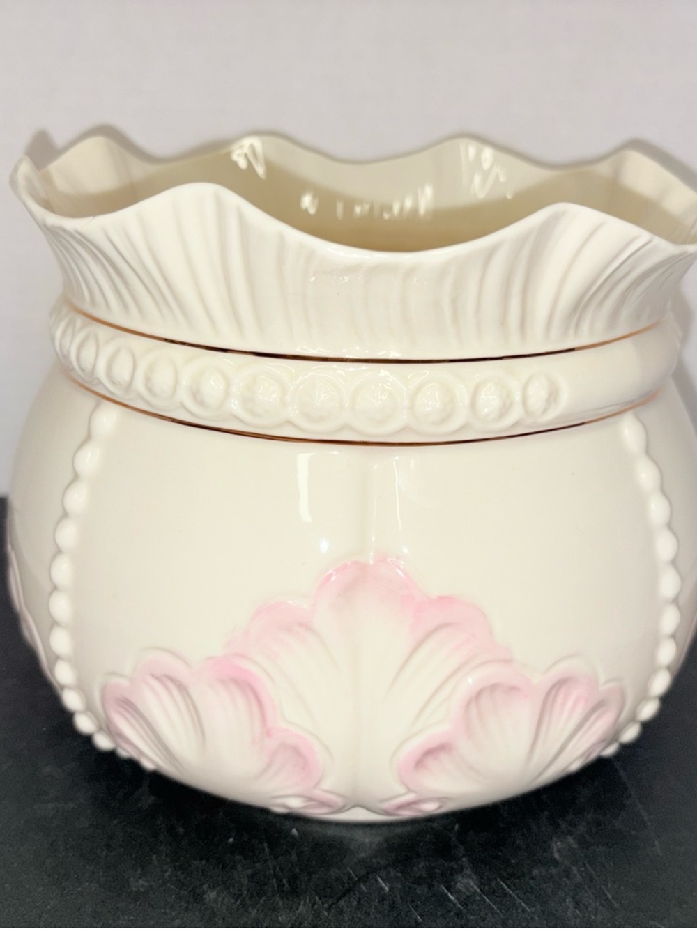 Belleek Irish Vase, Planter